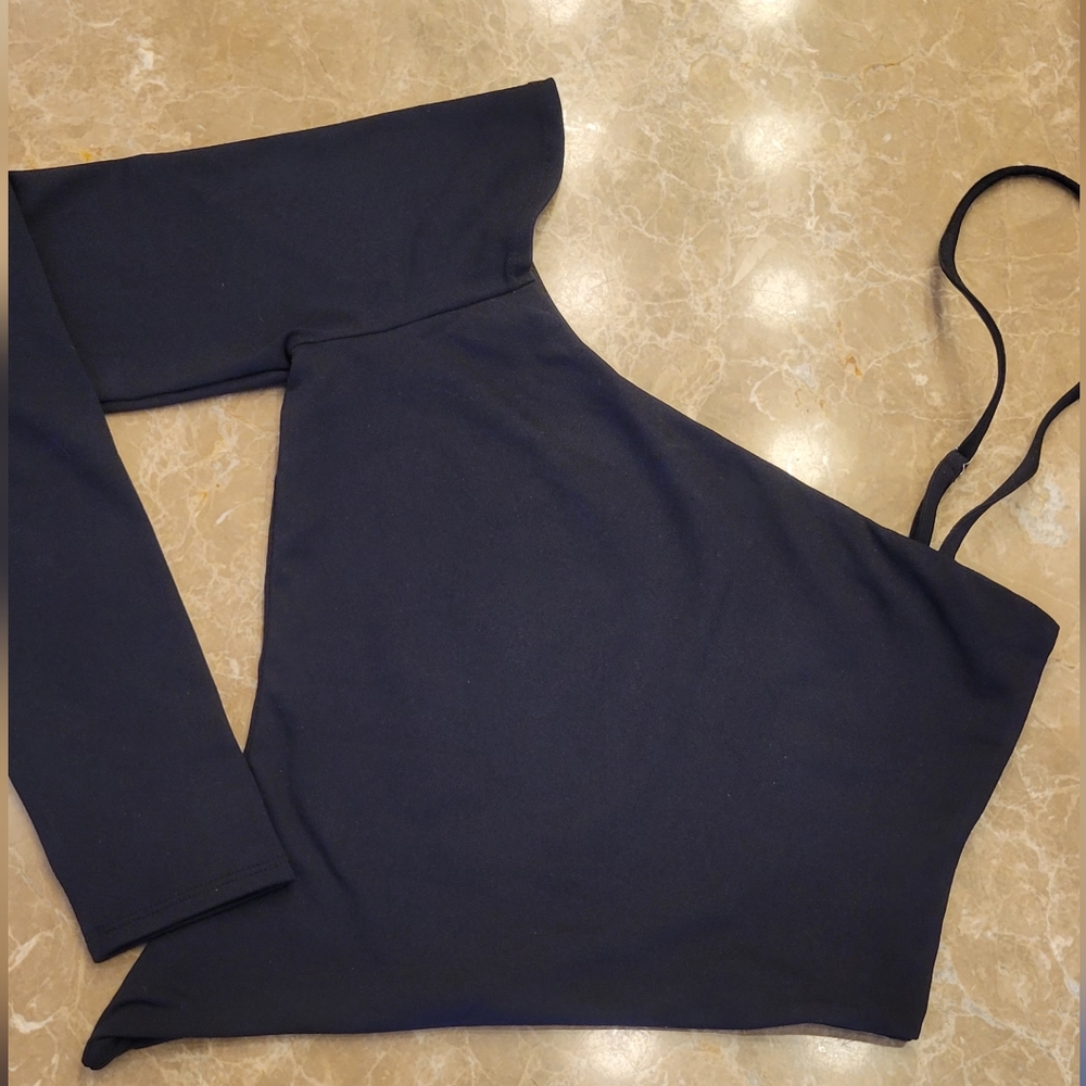 Tiger Mist Lazarus Black Asymmetrical Top, XS - Picture 15 of 16